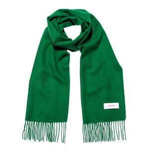 7429 19.viridian Cashmere Muffler Large Thick